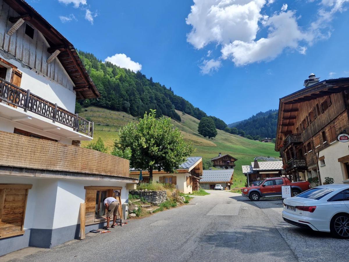 La Duchere 6 Personnes Le Plan La Giettaz Extérieur photo