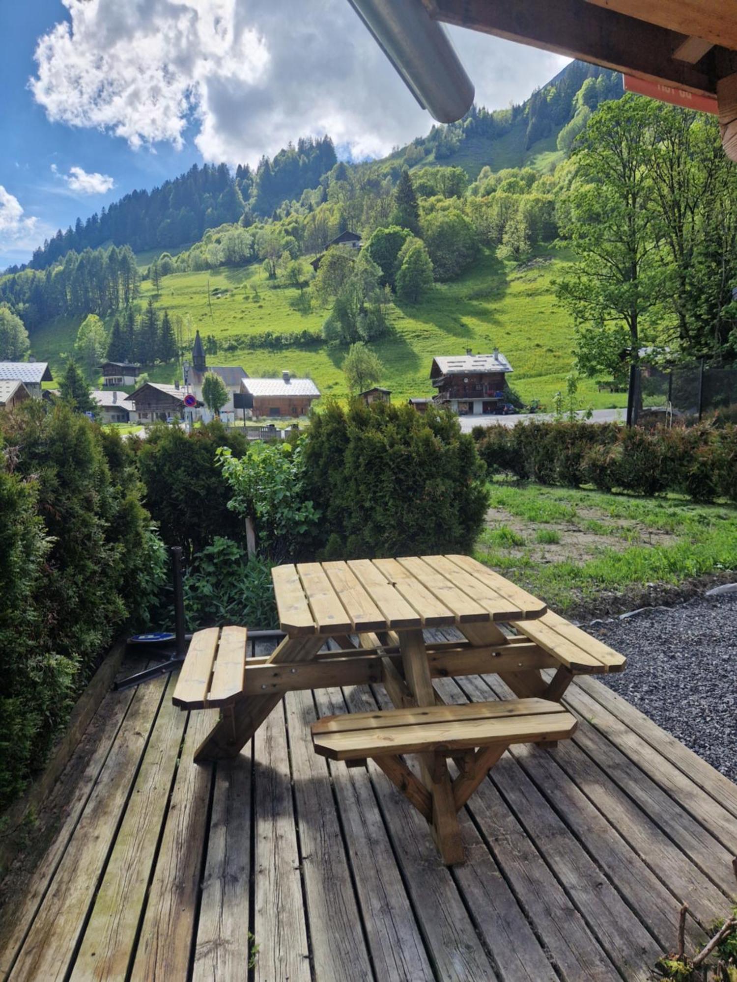 La Duchere 6 Personnes Le Plan La Giettaz Extérieur photo