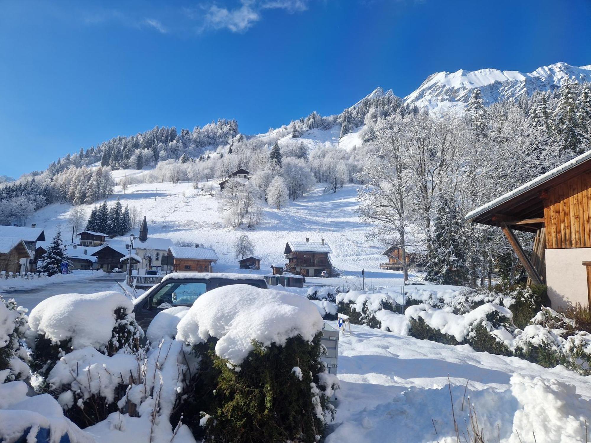 La Duchere 6 Personnes Le Plan La Giettaz Extérieur photo