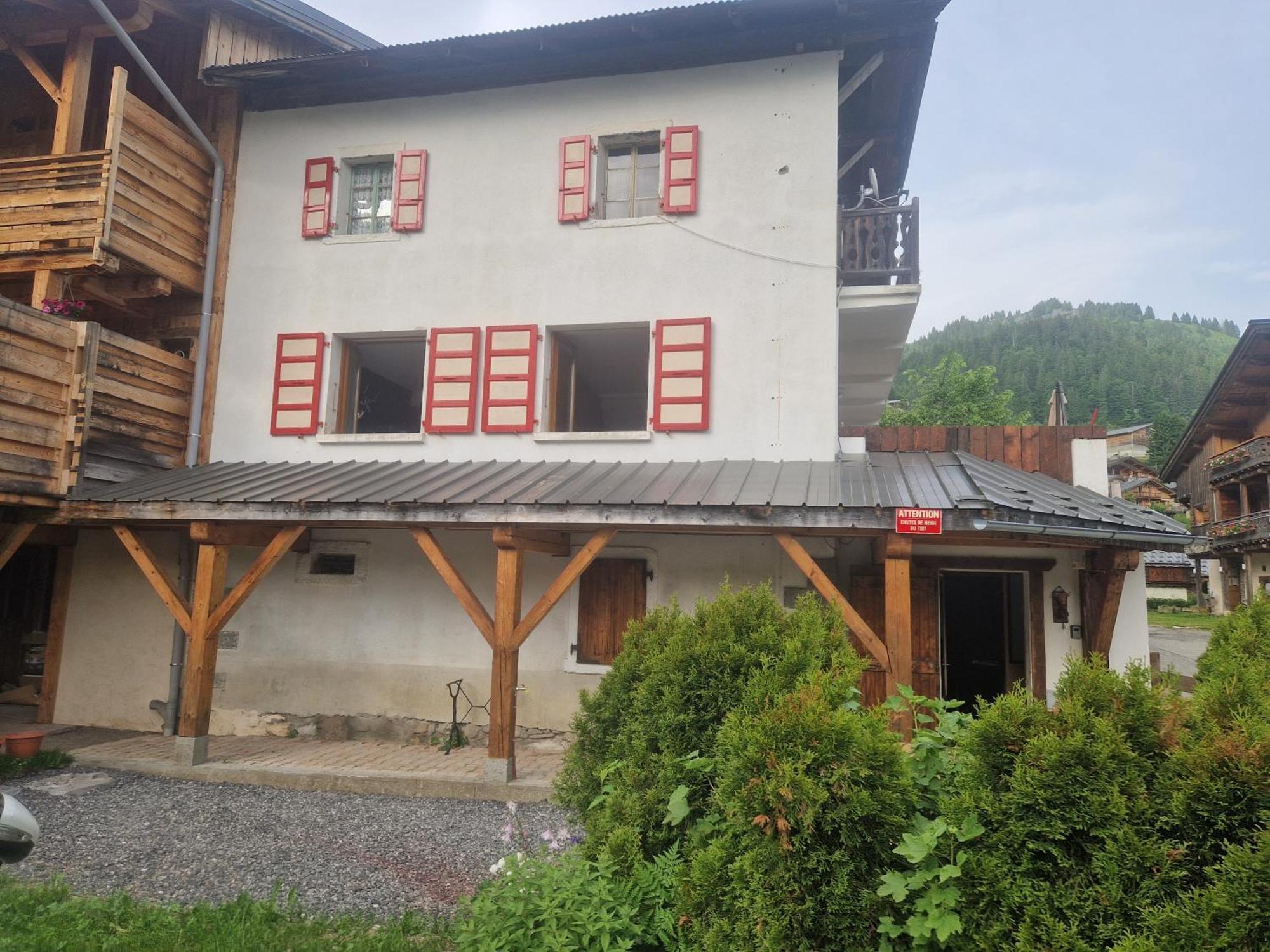 La Duchere 6 Personnes Le Plan La Giettaz Extérieur photo